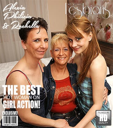 Young lesbian likes to play with older lesbians