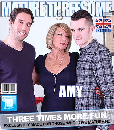 British Milf Amy needs two big dicks to satisfy her sexual needs