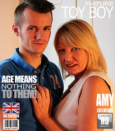 Cumtastic Amy loves to fuck younger guys