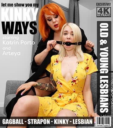 Huge breasted BBW showing her lesbian niece some new kinky ways.