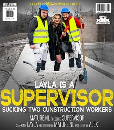 Supervisor Layla is hungry for two working cocks!