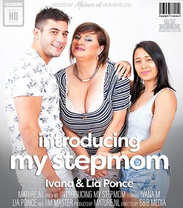 Big breasted Ivana is showing a hot young couple how it all works