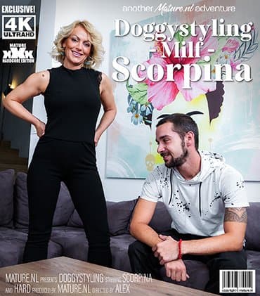 MILF Scorpina is a nympho that loves to get fucked at home