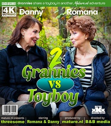 Running toyboy has the best threesome with horny grannies Danny and Romana