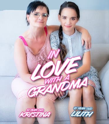Grandma Kristina has a sexaffair with hot teen Lilith and both of their pussies get licked and more