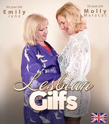 British GILFs Emily Jane and Molly Maracas get full on lesbian to explore their sexuality