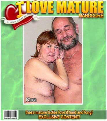 Hairy granny gets fucked by an old man