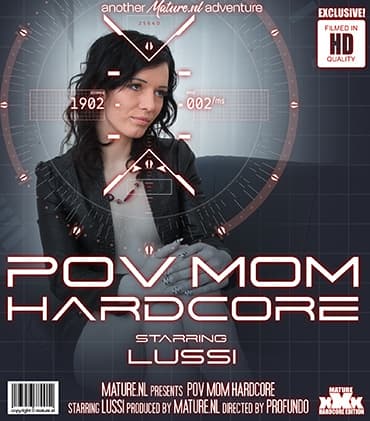Naughty mom Lussi fucking in POV style