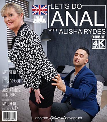 Mature Alisha Rydes gets it anal!