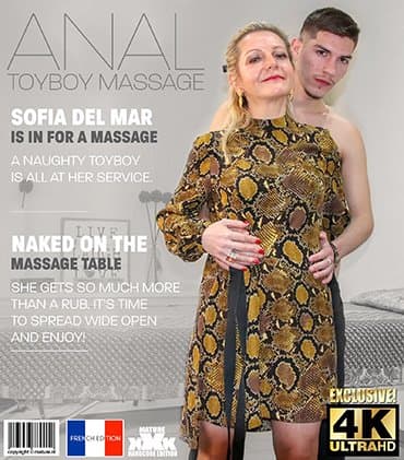 French Sofia del Mar gets an Anal Toy Boy Massage