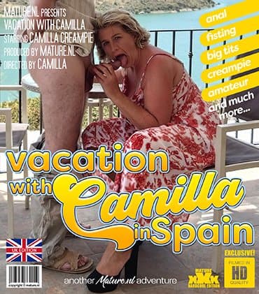 Big breasted Camilla getting a creampie on vacation