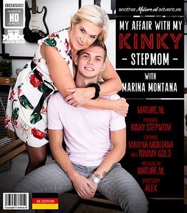 Fucking my pussy pierced MILF stepmom Marina Montana