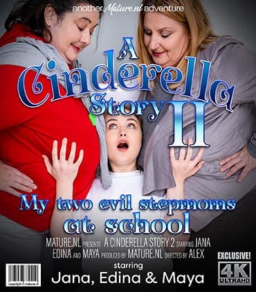 The BBW evil stepmoms Jana and Edina are back to teach hot young Maya a very special lesson!
