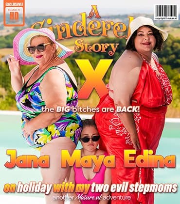 stepdaughter Maya must get down on holiday with her two Evil Stepmoms Jana & Edina