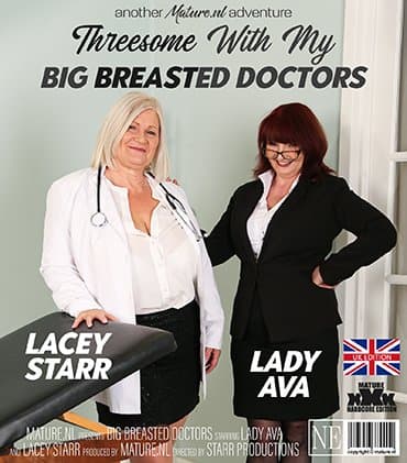 Big breasted female doctors Lady Ava & Lacey Starr help out their patient