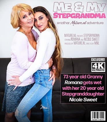 Romana is a 73 year old GILF that loves her stepgranddaughter Nicole Sweet wet shaved pussy