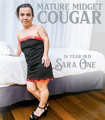 Spanish 51 year old mature midget Sara one is always ready to fuck and suck your brains out