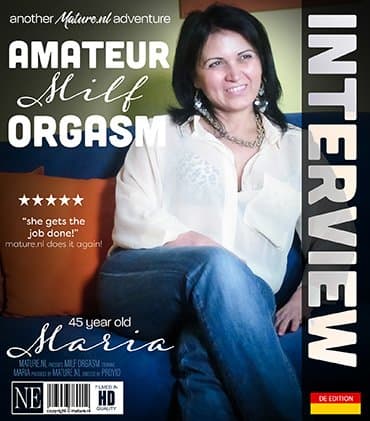 Maria is a 45 year old German MILF that orgasms during our interview with her