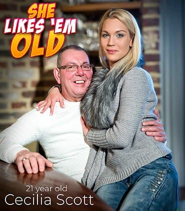 Hot 21 year old Cecilia Scott loves older men and wants to suck them and get fucked by them!