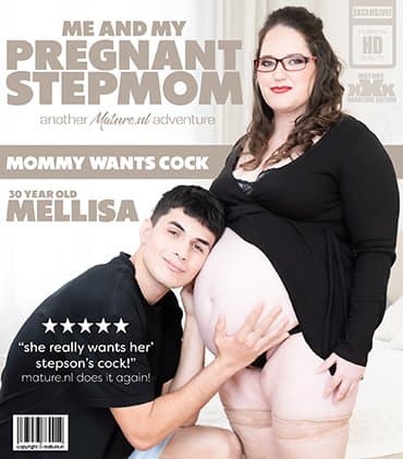 Mellisa is pregnant stepmom who craves the cock from her stepson who loves to give her a creampie!