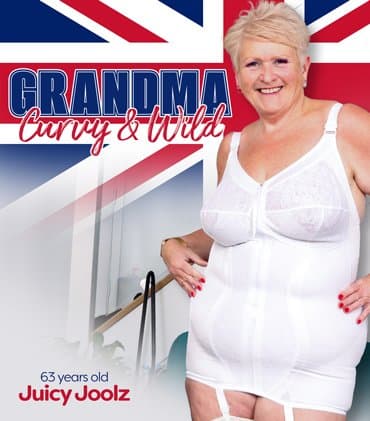 Horny British Granny Juicy Joolz Knows How to Keep Herself Busy