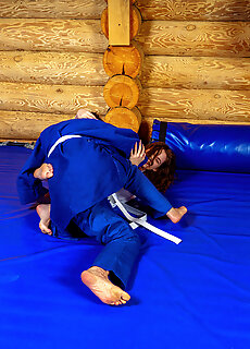 Granny Vs Teen! Old And Young Lesbian Wrestling Sex!