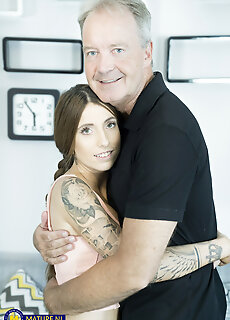 Hot 20 Year Old Lucy Amour Is Having A Sexaffair With Her Best Friend's 55 Year Old Dad