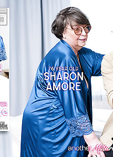 Mature.nl - A Hard Threesome With A Toyboy Masseur, Horny Grandma Sharon Amore & Her Mature Stepdaughter Nadine