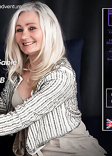 Mature.nl - British Hot Blonde Gabie Explores Her Sexuality With Her Naughty Stepmom Ellen B.
